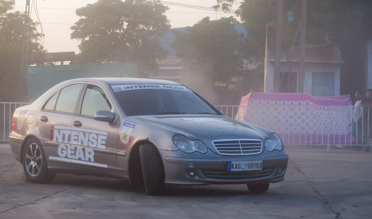 Intense Gear drift car sideways